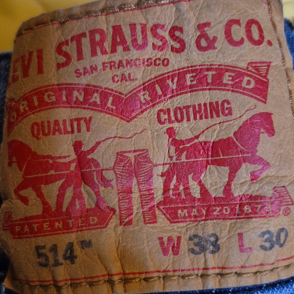 Levi's 514s Men's Straight Leg Blue Jeans. 38"×29.5".(#2016) - Picture 2 of 16